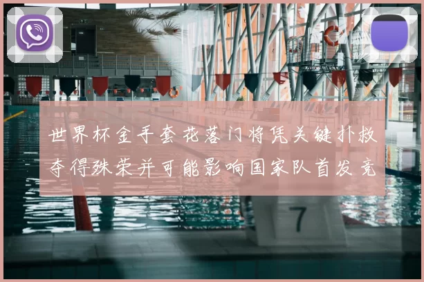 世界杯金手套花落门将凭关键扑救夺得殊荣并可能影响国家队首发竞争